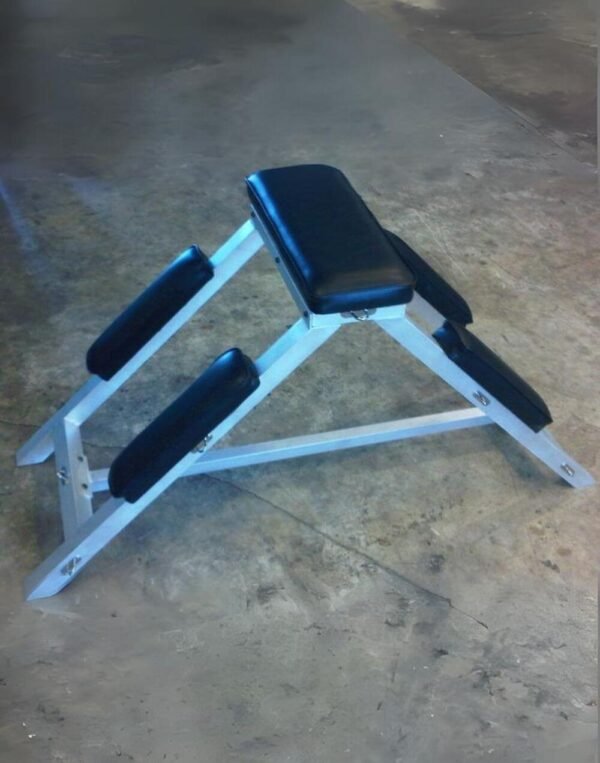 Aluminum Bench by Metalbound: a durable and versatile metal bench designed for secure and comfortable bondage play.