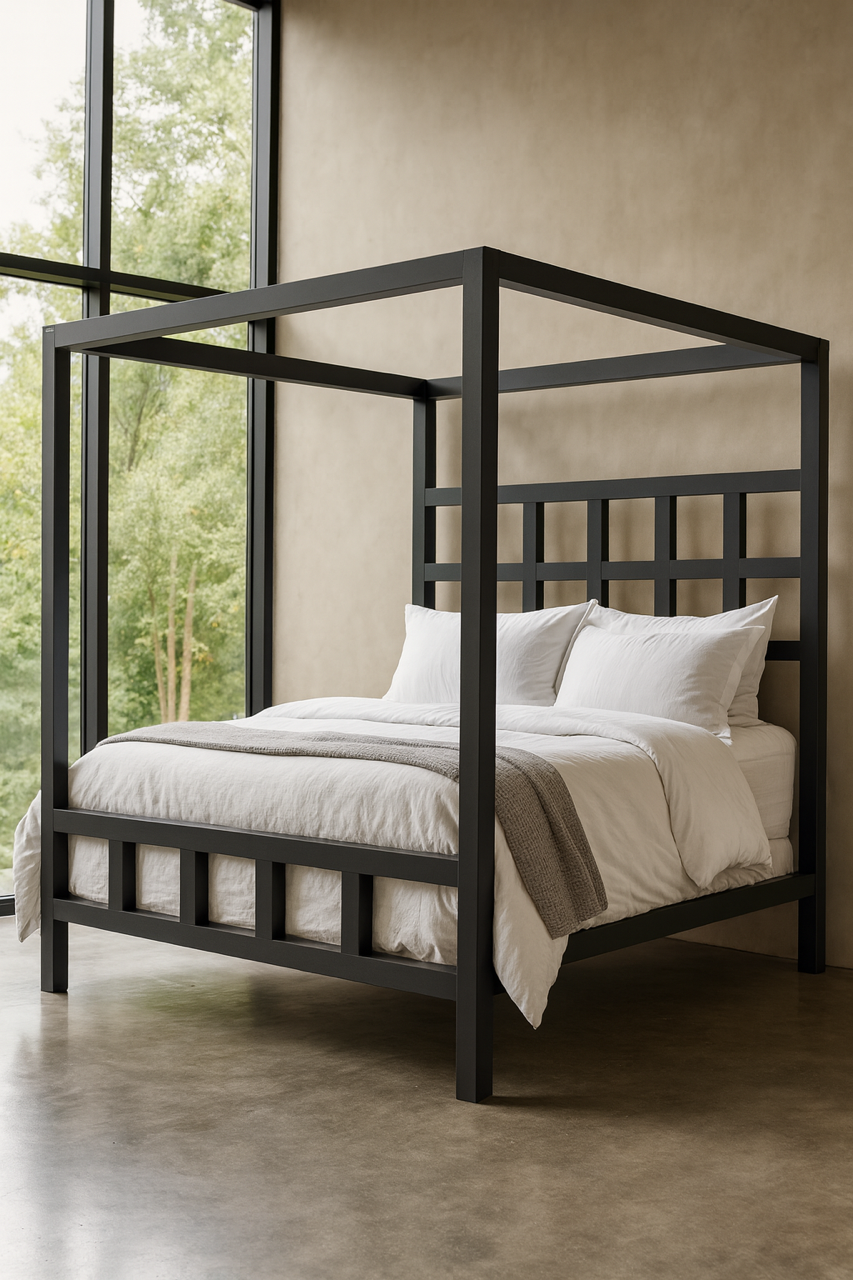 Window Pain Platform Bed