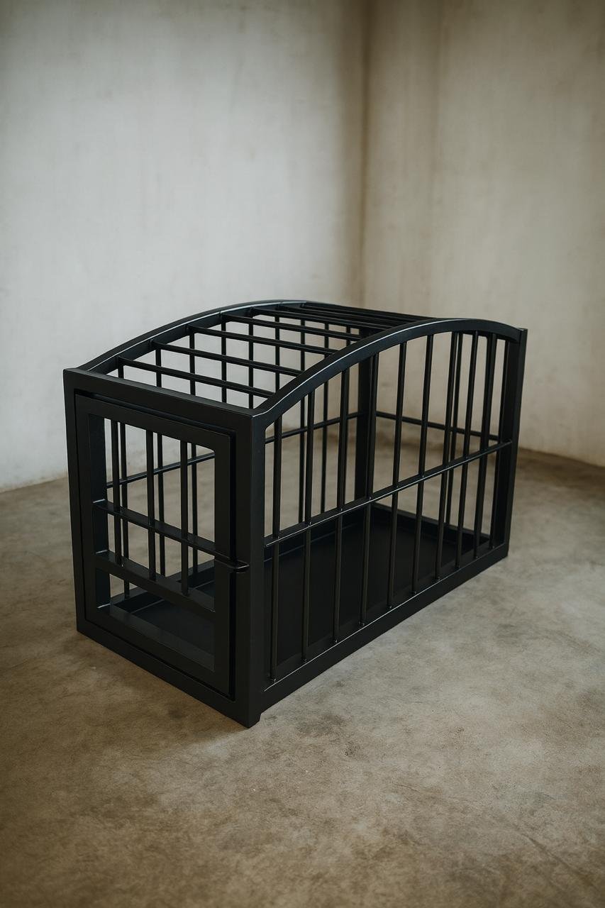 Large Round-Top Puppy Cage